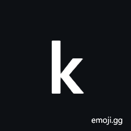 Latin Subscript Small Letter K Symbol