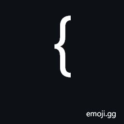 Left Curly Bracket Symbol