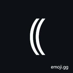 Left Double Parenthesis Symbol