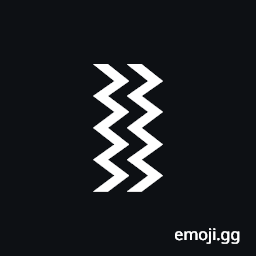 Left Double Wiggly Fence Symbol