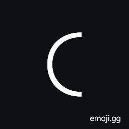 Left Half Circle Symbol