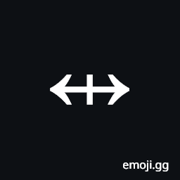 Left Right Arrow with Vertical Stroke Symbol