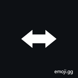 Left Right Black Arrow Symbol