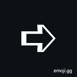 Left-Shaded White Rightwards Arrow Symbol