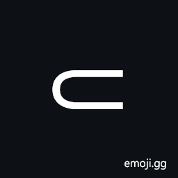 Left Sideways U Bracket Symbol