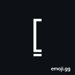 Left Square Bracket with Underbar Symbol