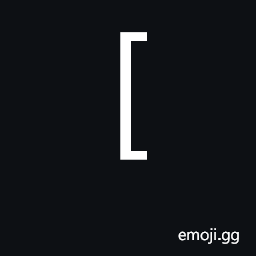 Left Square Bracket Symbol