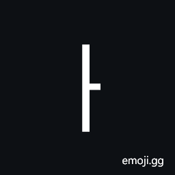 Left Vertical Bar with Quill Symbol