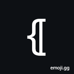 Left White Curly Bracket Symbol