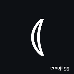 Left White Parenthesis Symbol