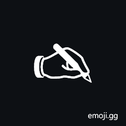 Left Writing Hand Symbol