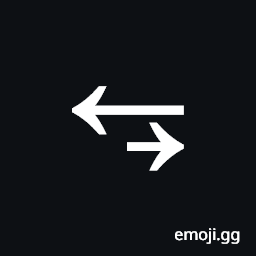 Leftwards Arrow Above Short Rightwards Arrow Symbol