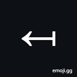 Leftwards Arrow from Bar Symbol