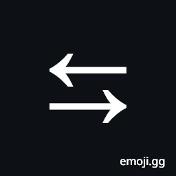 Leftwards Arrow Over Rightwards Arrow Symbol