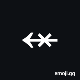 Leftwards Arrow Through X Symbol