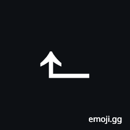 Leftwards Arrow with Tip Upwards Symbol