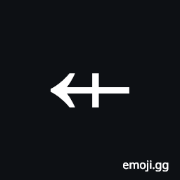 Leftwards Arrow with Vertical Stroke Symbol