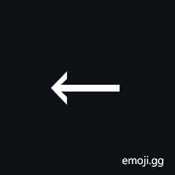 Leftwards Arrow Symbol
