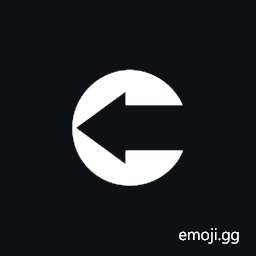 Leftwards Black Circled White Arrow Symbol