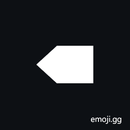 Leftwards Finger-Post Arrow Symbol