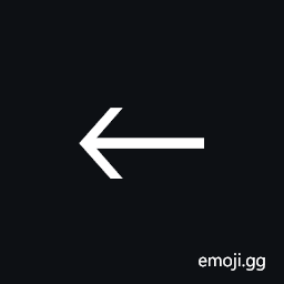 Leftwards Sans-Serif Arrow Symbol