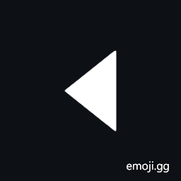 Leftwards Triangle Arrowhead Symbol