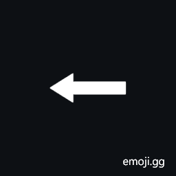 Leftwards Triangle-Headed Arrow Symbol