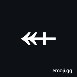 Leftwards Two-Headed Arrow with Vertical Stroke Symbol