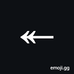 Leftwards Two Headed Arrow Symbol