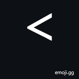 Less-Than Sign Symbol