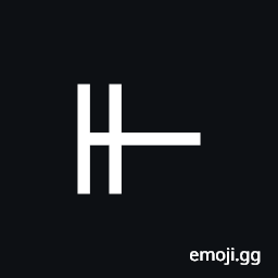 Long Dash from Left Member of Double Vertical Symbol