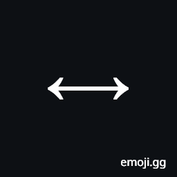 Long Left Right Arrow Symbol