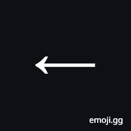 Long Leftwards Arrow Symbol