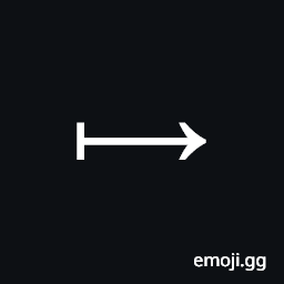 Long Rightwards Arrow from Bar Symbol