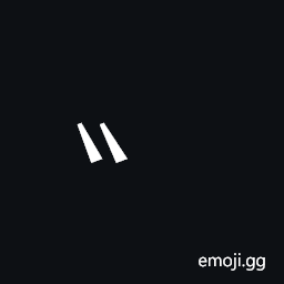 Low Double Prime Quotation Mark Symbol