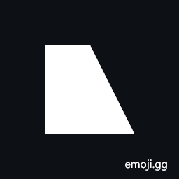 Lower Left Block Diagonal Upper Centre To Lower Right Symbol