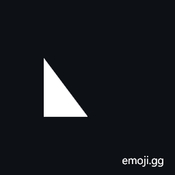 Lower Left Block Diagonal Upper Middle Left To Lower Centre Symbol