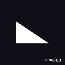 Lower Left Block Diagonal Upper Middle Left To Lower Right Symbol