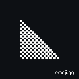Lower Left Triangular Medium Shade Symbol