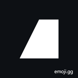 Lower Right Block Diagonal Lower Left To Upper Centre Symbol