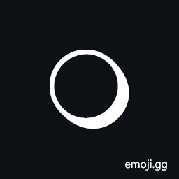 Lower Right Shadowed White Circle Symbol