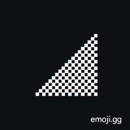 Lower Right Triangular Medium Shade Symbol