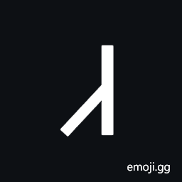 Lydian Letter D Symbol