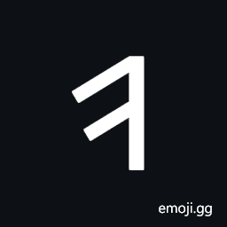 Lydian Letter V Symbol