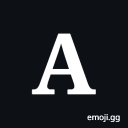 Mathematical Bold Capital A Symbol