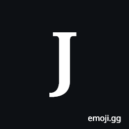 Mathematical Bold Capital J Symbol