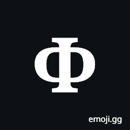 Mathematical Bold Capital Phi Symbol