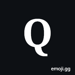 Mathematical Bold Capital Q Symbol