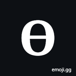 Mathematical Bold Capital Theta Symbol Symbol