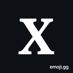 Mathematical Bold Capital X Symbol